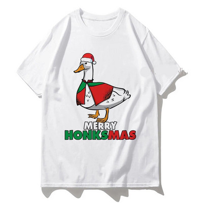 Μπλουζάκι με γραφικό τύπωμα καρτούν Χήνας Harajuku Fashion Casual Vintage Μπλουζάκι με λαιμόκοψη κοντό μανίκι συν μέγεθος γυναικείο μπλουζάκι