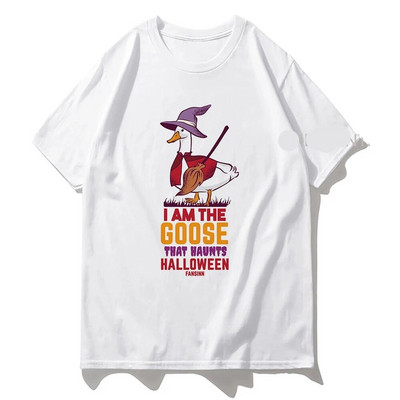 Μπλουζάκι με γραφικό τύπωμα καρτούν Χήνας Harajuku Fashion Casual Vintage Μπλουζάκι με λαιμόκοψη κοντό μανίκι συν μέγεθος γυναικείο μπλουζάκι