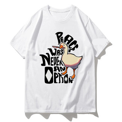 Μπλουζάκι με γραφικό τύπωμα καρτούν Χήνας Harajuku Fashion Casual Vintage Μπλουζάκι με λαιμόκοψη κοντό μανίκι συν μέγεθος γυναικείο μπλουζάκι