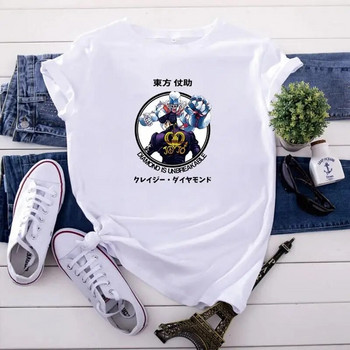 JoJo Bizarre Adventure Anime T Shirt Harajuku Γυναικεία Ανδρικά casual Vintage streetwear κοντομάνικο T πουκάμισο Unisex