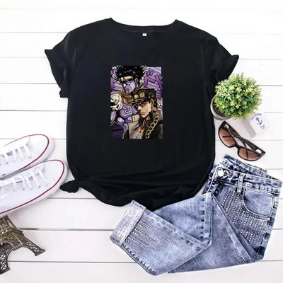 JoJo Bizarre Adventure Anime T Shirt Harajuku Γυναικεία Ανδρικά casual Vintage streetwear κοντομάνικο T πουκάμισο Unisex