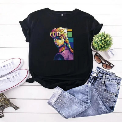 JoJo Bizarre Adventure Anime T Shirt Harajuku Γυναικεία Ανδρικά casual Vintage streetwear κοντομάνικο T πουκάμισο Unisex