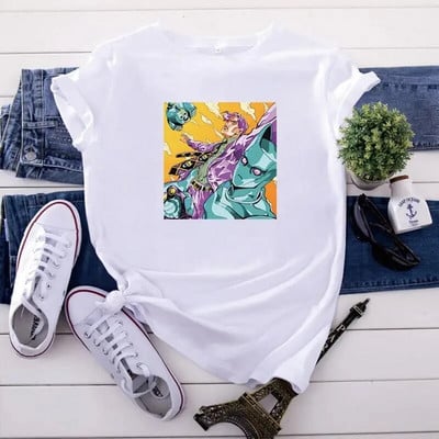 JoJo Bizarre Adventure Anime T Shirt Harajuku Γυναικεία Ανδρικά casual Vintage streetwear κοντομάνικο T πουκάμισο Unisex