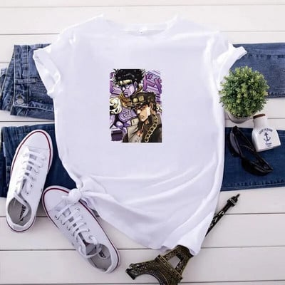 JoJo Bizarre Adventure Anime T Shirt Harajuku Γυναικεία Ανδρικά casual Vintage streetwear κοντομάνικο T πουκάμισο Unisex