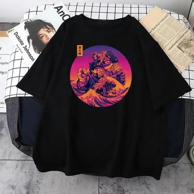 JoJo Bizarre Adventure Anime T Shirt Harajuku Γυναικεία Ανδρικά casual Vintage streetwear κοντομάνικο T πουκάμισο Unisex
