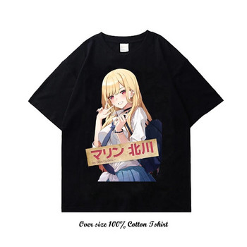 Γιαπωνέζικο Anime My Dress Up Darling Graphic T Shirt Μόδα Casual Plus Size Cotton Crew λαιμόκοψη κοντομάνικο γυναικείο μπλουζάκι