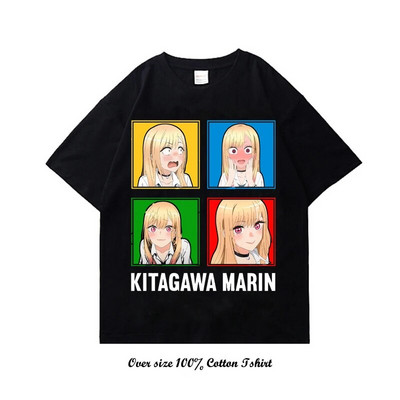 Γιαπωνέζικο Anime My Dress Up Darling Graphic T Shirt Μόδα Casual Plus Size Cotton Crew λαιμόκοψη κοντομάνικο γυναικείο μπλουζάκι