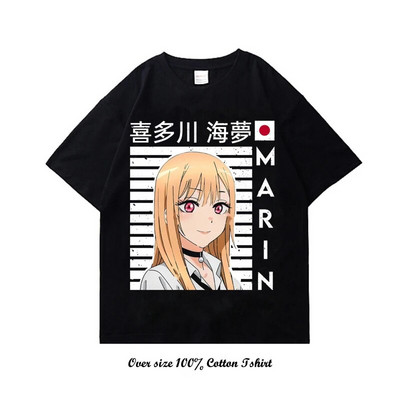 Γιαπωνέζικο Anime My Dress Up Darling Graphic T Shirt Μόδα Casual Plus Size Cotton Crew λαιμόκοψη κοντομάνικο γυναικείο μπλουζάκι