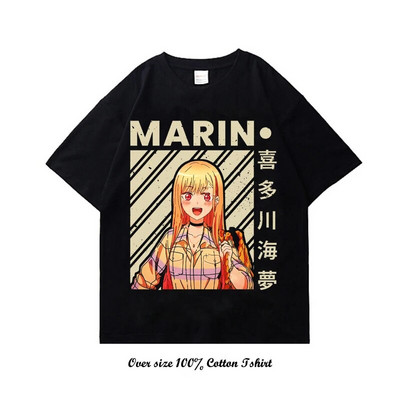 Γιαπωνέζικο Anime My Dress Up Darling Graphic T Shirt Μόδα Casual Plus Size Cotton Crew λαιμόκοψη κοντομάνικο γυναικείο μπλουζάκι