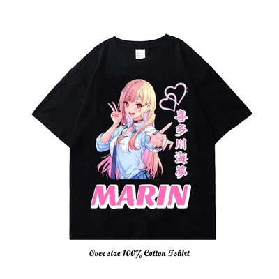 Γιαπωνέζικο Anime My Dress Up Darling Graphic T Shirt Μόδα Casual Plus Size Cotton Crew λαιμόκοψη κοντομάνικο γυναικείο μπλουζάκι