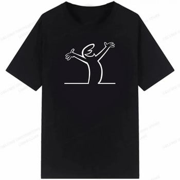 The Line Osvaldo Cavandoli T Shirt Fashion Hip Hop La Linea T Shirt Casual Crew Neck Plus Size T Shirt Γυναικεία