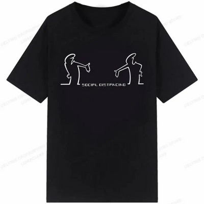 The Line Osvaldo Cavandoli póló, divatos hip-hop La Linea póló, alkalmi legénynyakú, nagy méretű női póló