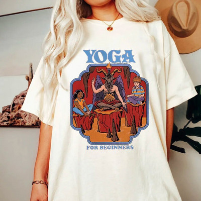 Sátán démon póló Horror Devil Retro póló 2023 női klasszikus horror rajzfilm felső nagy méretű Harajuku alkalmi fehér póló