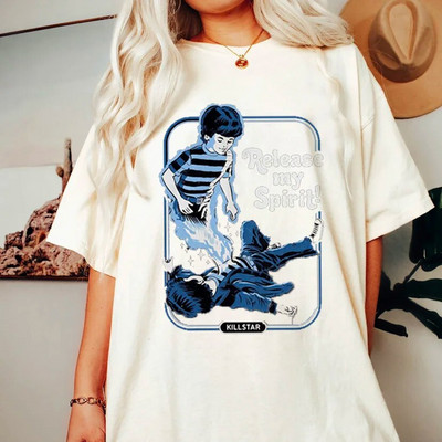 Sátán démon póló Horror Devil Retro póló 2023 női klasszikus horror rajzfilm felső nagy méretű Harajuku alkalmi fehér póló