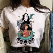 Printcess Ženske ljetne lagane udobne ležerne kratke rukave Muške velike ženske Japanske anime Harajuku kawaii