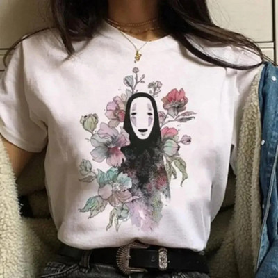 Printcess Ženske ljetne lagane udobne ležerne kratke rukave Muške velike ženske Japanske anime Harajuku kawaii