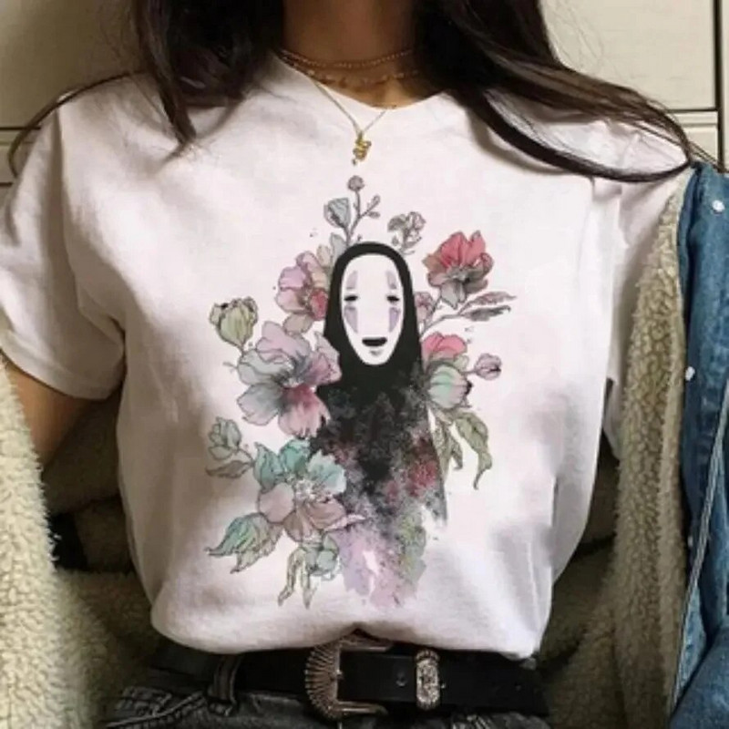 Printcess Ženske ljetne lagane udobne ležerne kratke rukave Muške velike ženske Japanske anime Harajuku kawaii
