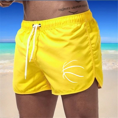 Új férfi fürdőruha Maillot De Bain fiú fürdőruhák Boxer gyorsan száradó rövidnadrágok fürdőnadrágok Férfi fürdőruha Surf Banadores