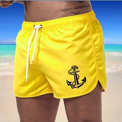 Pantaloni scurți de vară cu uscare rapidă de brand la modă 2022 Costume de baie pentru bărbați Pantaloni scurți de plajă Pantaloni scurți de baie Îmbrăcăminte pentru plajă Sport (9 culori) Îmbrăcăminte pentru bărbați