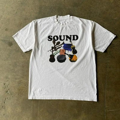 2024 Summer Cherry Pattern Print Washed Round Neck T-shirt Gothic Classic Y2K Plus Size Γυναικείο T-shirt Oversized βαμβακερό μπλουζάκι