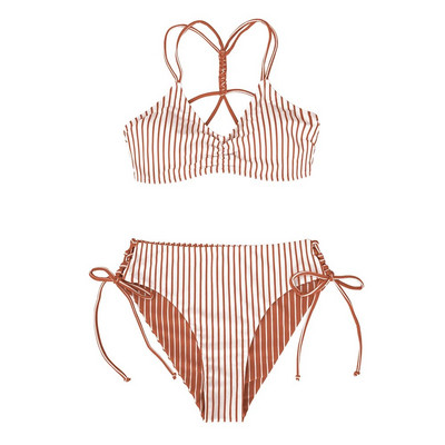 CUPSHE Σετ μπικίνι με αναστρέψιμο κάτω μέρος για γυναίκες Σέξι με κορδόνια μαγιό Two Pieces Μαγιό παραλίας 2023