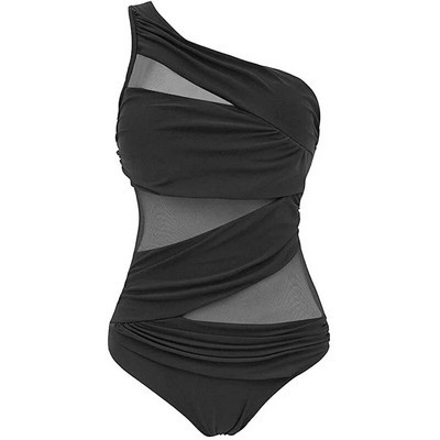 Bikini cu bandă dintr-o bucată pentru damă, mărime mare