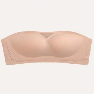 Ženski seksi grudnjak bez naramenica protiv klizanja Čvrsti nevidljivi push up grudnjaci Bežično bešavno donje rublje bez naramenica Bralette donje rublje
