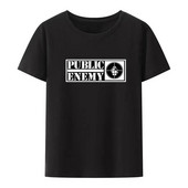Tricou Public Enemy Femei și Bărbați Noutate Muzică Rap Cămașă Camiseta Hombre Summer Plus Size Cortton Haine Topuri