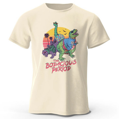 The Bodacious Period din bumbac imprimat clasic, vintage, tricou amuzant pentru bărbați, femei, îmbrăcăminte sport, maiuri, tricouri