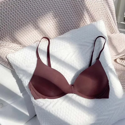 Podprsenky s hlbokým výstrihom pre ženy, bezšvová spodná bielizeň, sexy spodná bielizeň s 3/4 košíčkom, bezšvová podprsenka, pohodlné tričko s krátkym rukávom