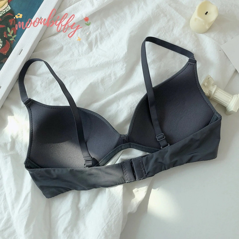 Podprsenky s hlbokým výstrihom pre ženy, bezšvová spodná bielizeň, sexy spodná bielizeň s 3/4 košíčkom, bezšvová podprsenka, pohodlné tričko s krátkym rukávom