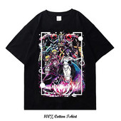 Ιαπωνικό Anime Overlord Graphic Print Μπλουζάκι Harajuku Vintage κοντό μανίκι συν μέγεθος βαμβακερό γυναικείο μπλουζάκι με λαιμόκοψη