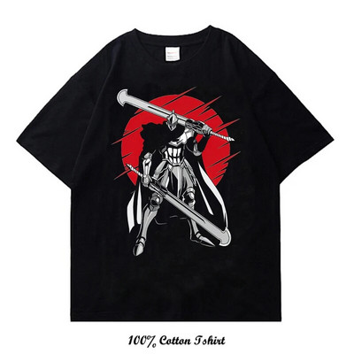 Ιαπωνικό Anime Overlord Graphic Print Μπλουζάκι Harajuku Vintage κοντό μανίκι συν μέγεθος βαμβακερό γυναικείο μπλουζάκι με λαιμόκοψη