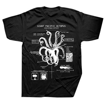 Tricou amuzant Caracatiță Curcubeu psihedelic Colorat Caracatiță Bărbați Femei Moda Casual mânecă scurtă Plus Size Tricou Unisex