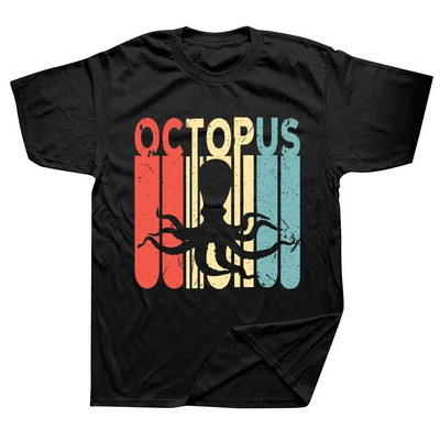 Tricou amuzant Caracatiță Curcubeu psihedelic Colorat Caracatiță Bărbați Femei Moda Casual mânecă scurtă Plus Size Tricou Unisex
