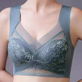 Sutien de dantelă mai mic pentru femei Visual Breat Fără inele de oțel Lenjerie de corp respirabilă Suport interior pentru a preveni lăsarea sutienului sport Vest