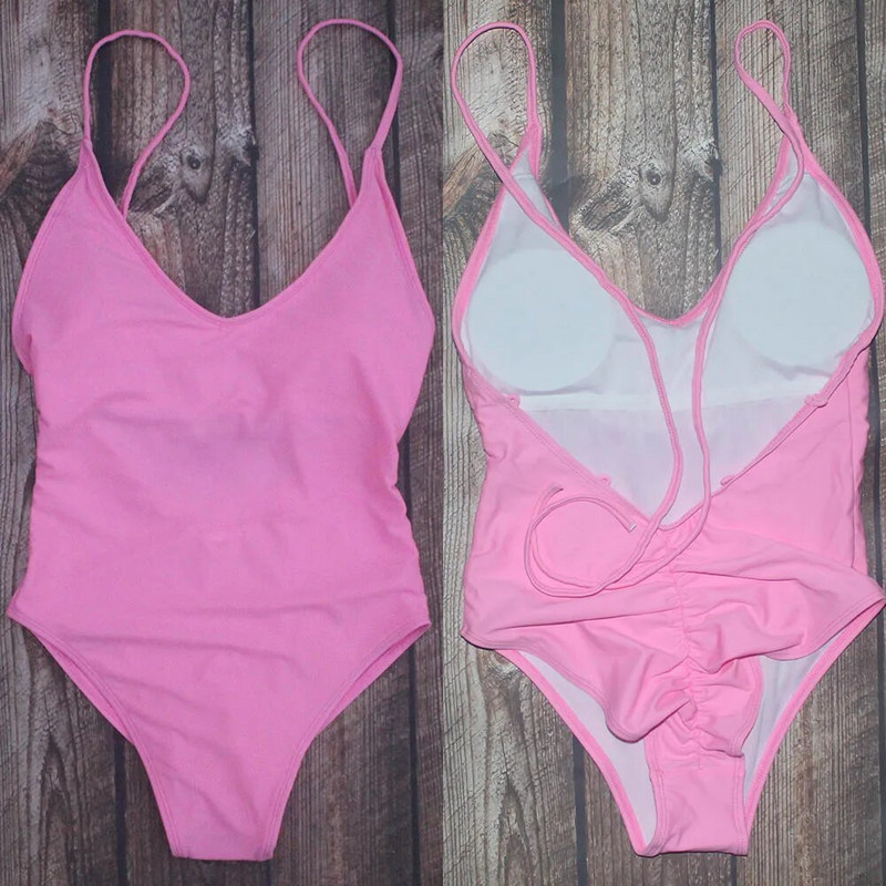 9 spalvų paminkštintas maudymosi kostiumėlis seksualus moteriškas vientisas maudymosi kostiumėlis Moteriški monokini maudymosi kostiumėliai tvarsčiu maudymosi drabužiai