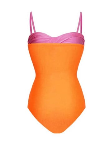 Μόδα Colorblock Beach One Piece Μαγιό Tankini Γυναικεία μαγιό Μαγιό Patchwor Bandage Μαγιό Στινγκ Εσώρουχα σουτιέν