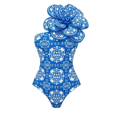 2024 New Flower Costum de baie dintr-o bucată de lux pentru femei Costume de baie Monokini Body Costum de baie Costum de baie Curea Plajă Wear Costume de vară
