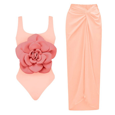 2024 New Flower Costum de baie dintr-o bucată de lux pentru femei Costume de baie Monokini Body Costum de baie Costum de baie Curea Plajă Wear Costume de vară