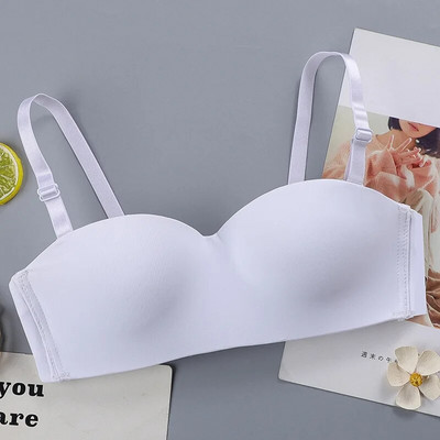Ženski seksi grudnjak bez naramenica Bežični ženski tube top Čvrsti push up tanki grudnjaci Donje rublje Preklopne naramenice Ženski grudnjaci za donje rublje 2022