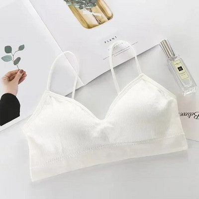 2024 Υψηλό ελαστικό σουτιέν Γυναικεία συλλογή Bralette Push Up Bralette Summer Summer Anti-light Wild Tube Top Sexy No Rims εσώρουχα