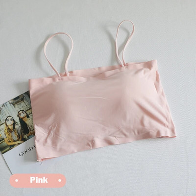 Modni ljetni seksi grudnjaci za žene Push Up donje rublje Ice Silk Seamless Word Sling Female Tube Top 2022 Bijele majice bez rukava