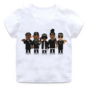 Tricou cu imprimeu grafic NWA Straight Outta Compton, bărbați, femei, modă, cu mânecă scurtă, cu gât turnat, unisex
