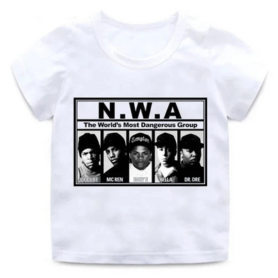 Tricou cu imprimeu grafic NWA Straight Outta Compton, bărbați, femei, modă, cu mânecă scurtă, cu gât turnat, unisex