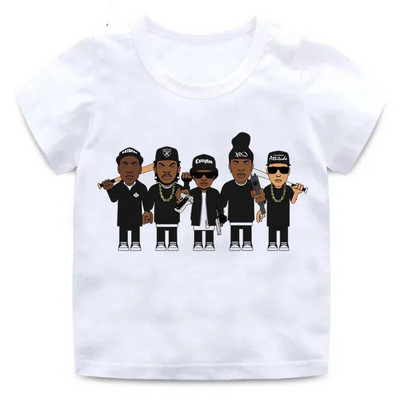 Tricou cu imprimeu grafic NWA Straight Outta Compton, bărbați, femei, modă, cu mânecă scurtă, cu gât turnat, unisex