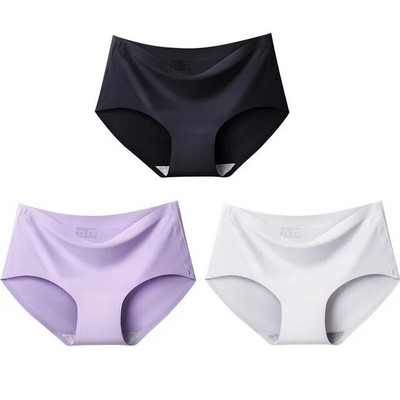 Lenjerie de corp pentru femei, mătase de gheață, fără urme, respirabilă, cu talie înaltă, sexy, slip triunghi pentru femei Confort, ieftine, intime, dropshipping K810