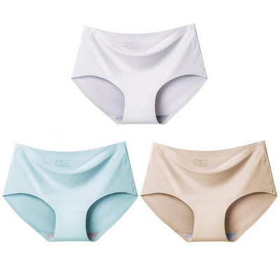 Lenjerie de corp pentru femei, mătase de gheață, fără urme, respirabilă, cu talie înaltă, sexy, slip triunghi pentru femei Confort, ieftine, intime, dropshipping K810