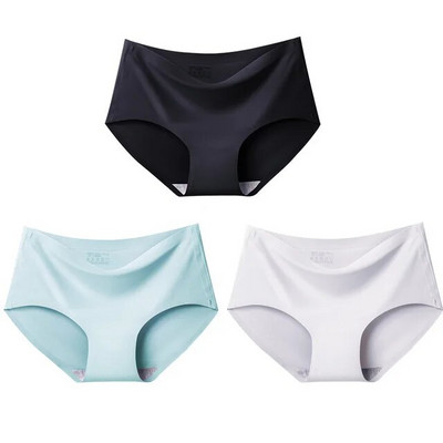 Lenjerie de corp pentru femei, mătase de gheață, fără urme, respirabilă, cu talie înaltă, sexy, slip triunghi pentru femei Confort, ieftine, intime, dropshipping K810