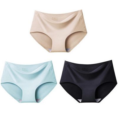 Lenjerie de corp pentru femei, mătase de gheață, fără urme, respirabilă, cu talie înaltă, sexy, slip triunghi pentru femei Confort, ieftine, intime, dropshipping K810